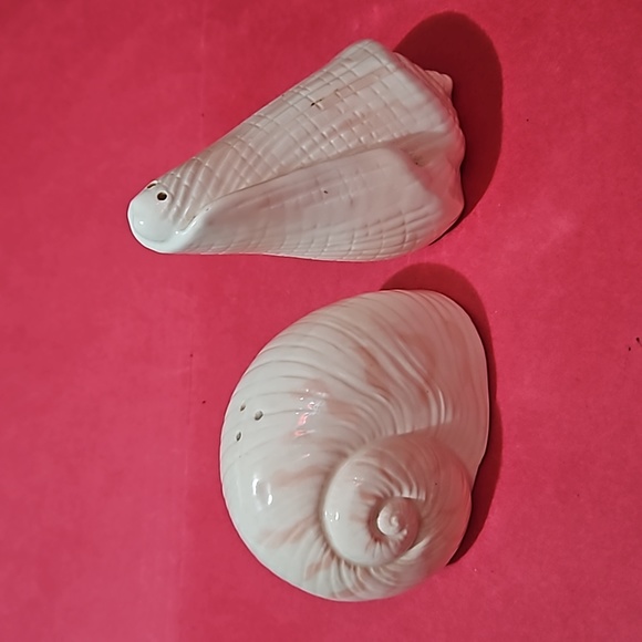 Otagiri Kitchen Vintage Otagiri Seashell Salt Pepper Shakers Conch